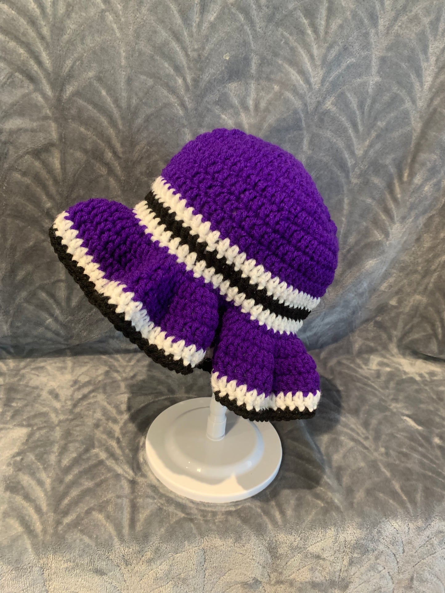Purple Style Wavy Bucket Hat