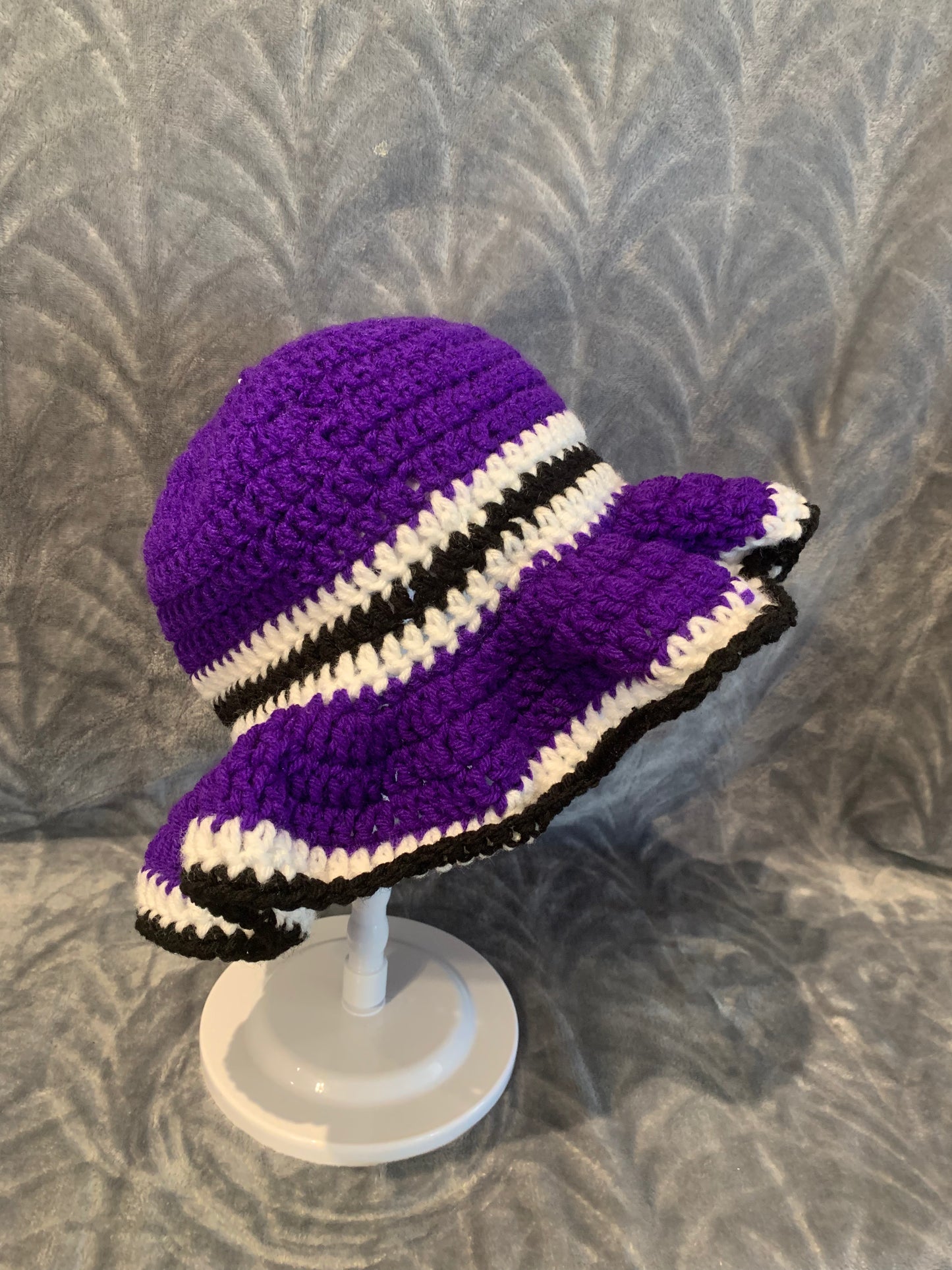 Purple Style Wavy Bucket Hat